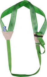 [1117-SET] Möbeltrage-Kreuzgurt m. Schulterpolster+Haken | (B) 50/80mm (L) 4m