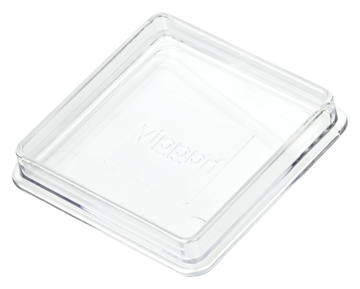 [6313V-Q60] Möbeluntersetzer - "PREMIUM" - durchsichtig, eckig | innen 60x60 mm | außen 70x70 mm (4 Stk.)