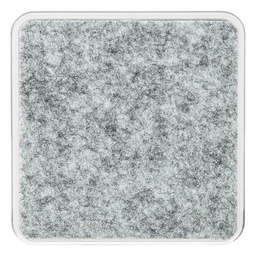 [6333V-Q60] Möbeluntersetzer - &quot;PREMIUM&quot;-'Glide' durchsichtig, | eckig - innen 60x60 mm | außen 70x70 mm (4 Stk.)