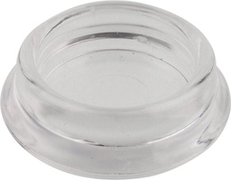 [6300V-R60P25] Möbeluntersetzer - durchsichtig, rund (25 Stück) | Ø innen 60 mm | Ø außen 75 mm