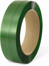 [311253] PET-Umreifungsband grün (B) 12 mm (L) 1300 m | Kern-Ø: 407 mm | Stärke 1,12 mm | Reißfest. 530 kg