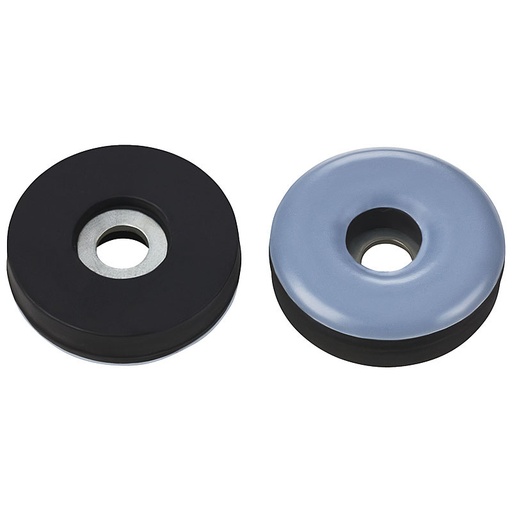 [2838V-S19] PTFE-Bodengleiter zum Schrauben (100 Stk.) | Ø 19 mm