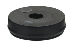 [6024V-D17] QuickClick Basisteil z. Schrauben, schwarz  | Ø 17 mm | (20 Stk.)