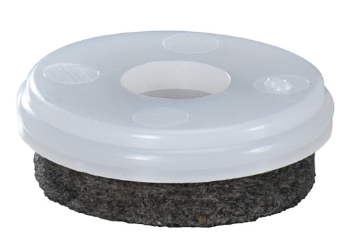 [6011V-D20] QuickClick Filz-Einsatz 'NATURAL'  | Ø 20 mm | (20 Stk.)