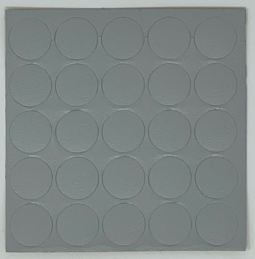 [250051V-D14] Selbstklebende Abdeckkappen f. Möbel - Ø 14 mm | Dekor: "Perlgrau" (25 Stk.)