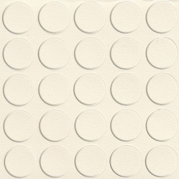 [250095V-D14] Selbstklebende Abdeckkappen f. Möbel - Ø 14 mm | Dekor: &quot;Alabaster&quot; (25 Stk.)