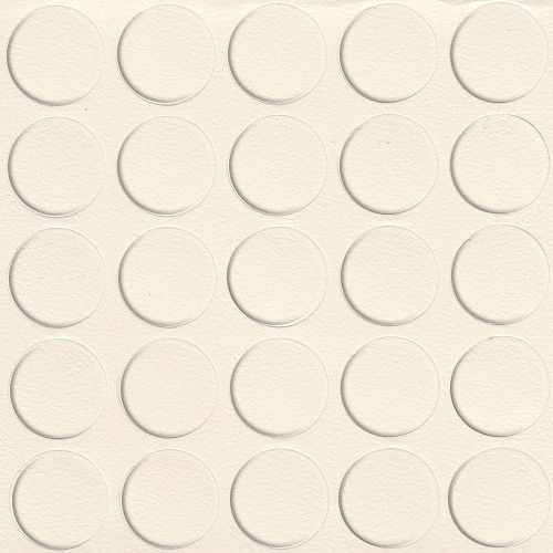 [250095V-D14] Selbstklebende Abdeckkappen f. Möbel - Ø 14 mm | Dekor: "Alabaster" (25 Stk.)