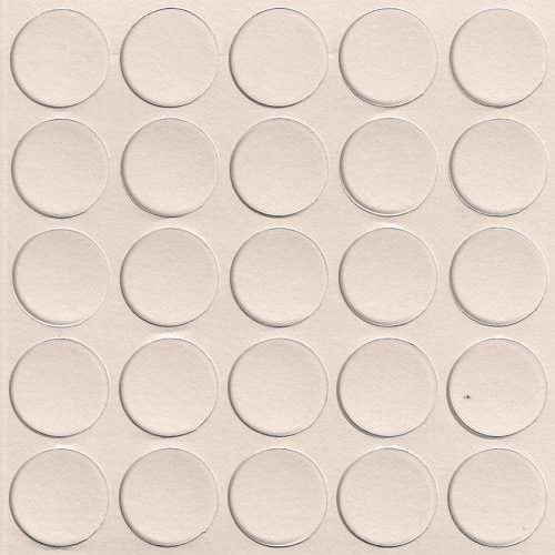 [250308V-D14] Selbstklebende Abdeckkappen f. Möbel - Ø 14 mm | Dekor: "Sandgrau" (25 Stk.)