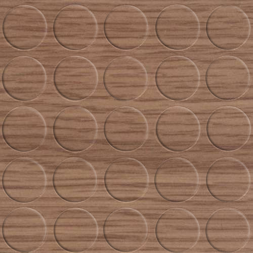 [250316V-D14] Selbstklebende Abdeckkappen f. Möbel - Ø 14 mm | Dekor: "Eiche" (25 Stk.)
