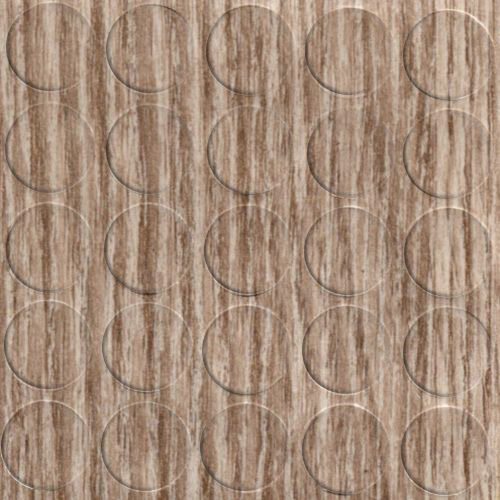 [250858V-D14] Selbstklebende Abdeckkappen f. Möbel - Ø 14 mm | Dekor: "Eiche Sonoma hell/Bardolino natur" (25 St)