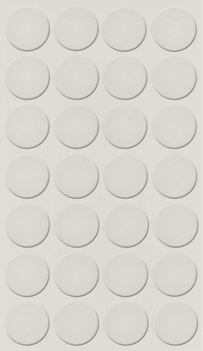 [250063V-D20] Selbstklebende Abdeckkappen f. Möbel - Ø 20 mm | Dekor: "Kaschmir" (28 Stk.)