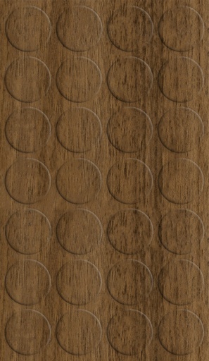 [250378V-D20] Selbstklebende Abdeckkappen f. Möbel - Ø 20 mm | Dekor: "Eiche Tobacco" (28 Stk.)