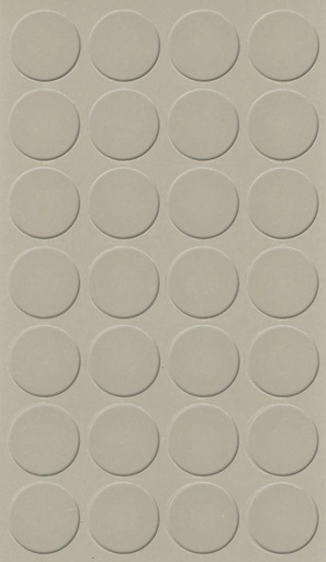 [250097V-D20] Selbstklebende Abdeckkappen f. Möbel - Ø 20 mm | Dekor: "Steingrau" (28 Stk.)