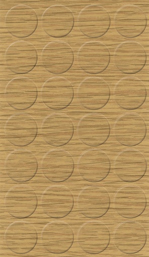 [250316V-D20] Selbstklebende Abdeckkappen f. Möbel - Ø 20 mm | Dekor: "Eiche" (28 Stk.)