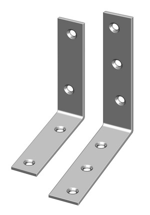 [855V-SB2561] Stuhlwinkel | blau verzinkt | 25x25x14x2 mm (50 Stk.)