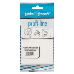 [2930000V-PQ00] peha profi-line Filzgleiter selbstklebend, 3.0 mm 100x100 mm | weiß (1 Stk.)