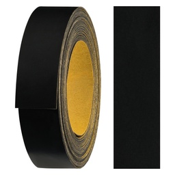 [26180325V-L5] Melaminkanten-Band selbstklebend, (L) 5m | (B) 18 mm | Dekor: Schwarz-glatt