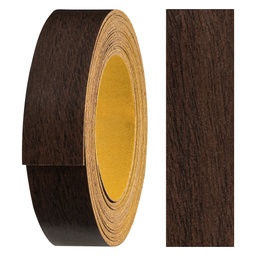 [26180348V-L5] Melaminkanten-Band selbstklebend, (L) 5m | (B) 18 mm | Dekor: Nussbaum dunkel