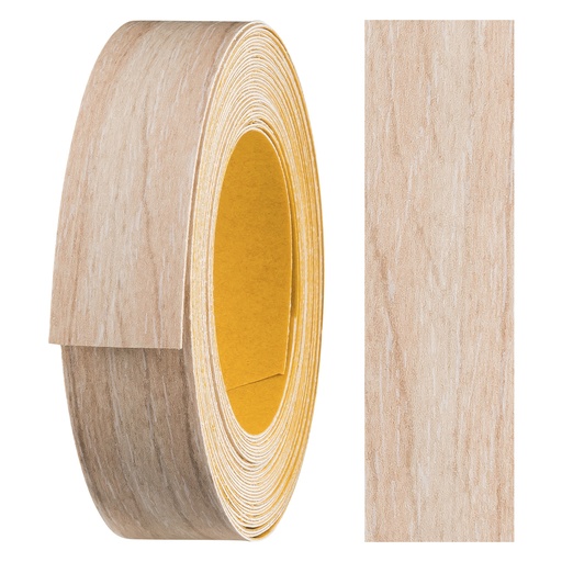 [26180984V-L5] Melaminkanten-Band selbstklebend, (L) 5m | (B) 18 mm | Dekor: Ruester Libert hell