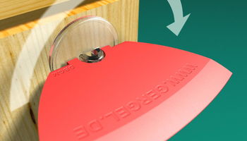 [G10210+] GERGEL® Klebeknöpfe zum Abdrehen TRANSPARENT (Großpack mit 1.000 Stück) inkl. Edelstahl Abdreher