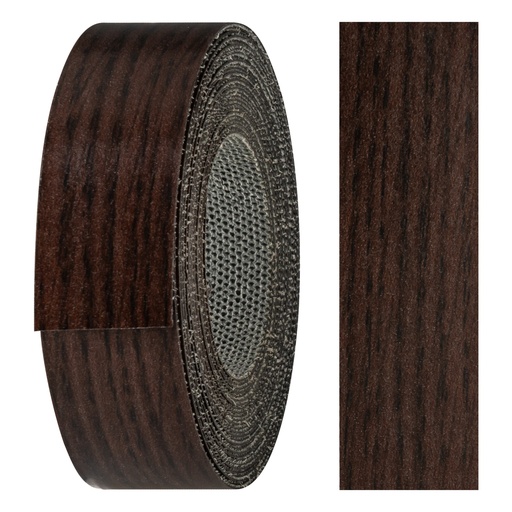 [24210159V-L5] Melaminkantenumleimer m. Schmelzkleber, (L) 5 m | (B) 21 mm | Dekor: Wenge