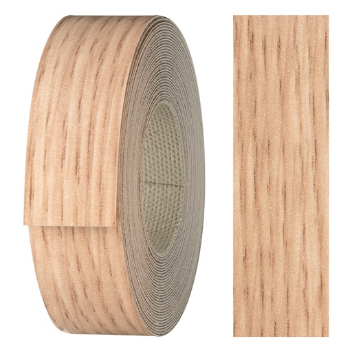 [24210204V-L5] Melaminkantenumleimer m. Schmelzkleber, (L) 5 m | (B) 21 mm | Dekor: Eiche Lindberg