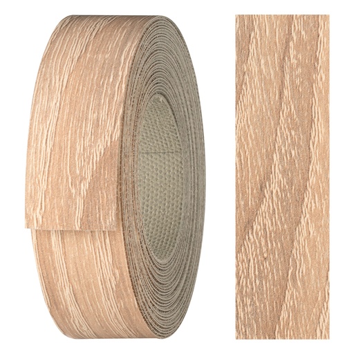 [24210216V-L5] Melaminkantenumleimer m. Schmelzkleber, (L) 5 m | (B) 21 mm | Dekor: Eiche Sonoma