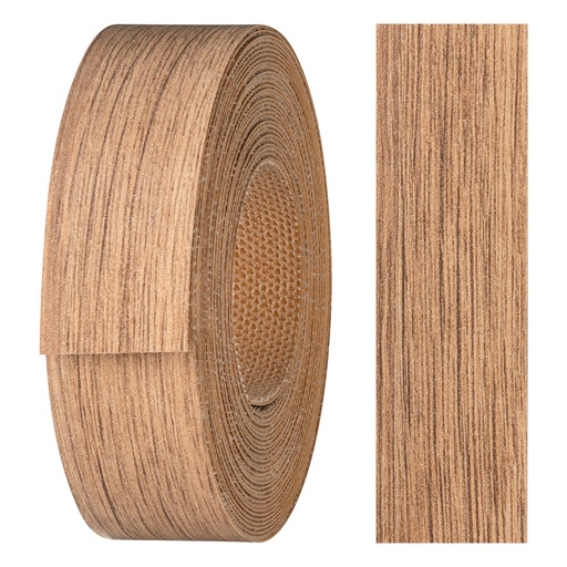 [24210238V-L5] Melaminkantenumleimer m. Schmelzkleber, (L) 5 m | (B) 21 mm | Dekor: Wildeiche