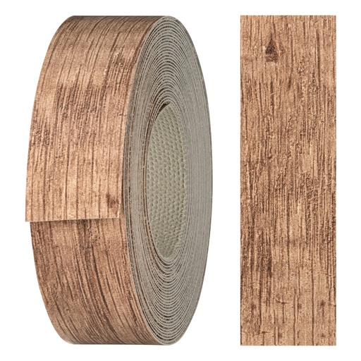 [24210248V-L5] Melaminkantenumleimer m. Schmelzkleber, (L) 5 m | (B) 21 mm | Dekor: Eiche Canyon