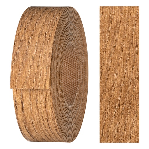 [24210264V-L5] Melaminkantenumleimer m. Schmelzkleber, (L) 5 m | (B) 21 mm | Dekor: Eiche Lancelot