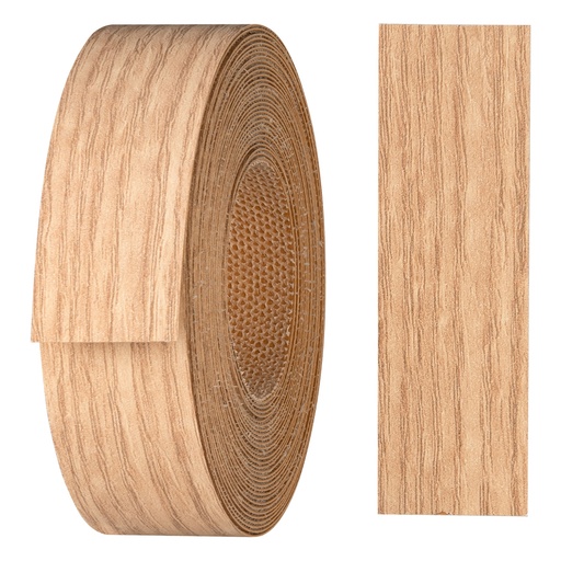 [24210266V-L5] Melaminkantenumleimer m. Schmelzkleber, (L) 5 m | (B) 21 mm | Dekor: Eiche Cantori
