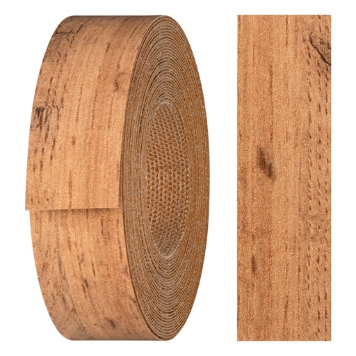 [24210271V-L5] Melaminkantenumleimer m. Schmelzkleber, (L) 5 m | (B) 21 mm | Dekor: Eiche Wotan