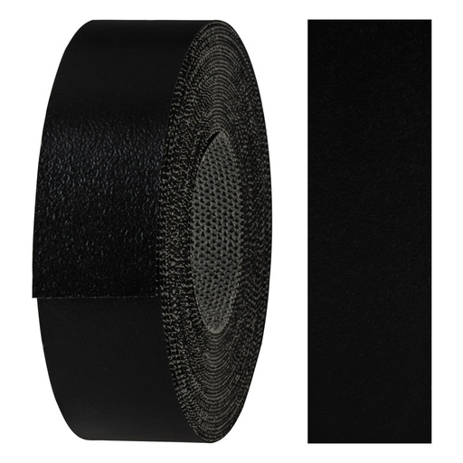 [24210284V-L5] Melaminkantenumleimer m. Schmelzkleber, (L) 5 m | (B) 21 mm | Dekor: Schwarz PE