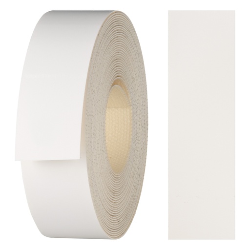 [24210285V-L5] Melaminkantenumleimer m. Schmelzkleber, (L) 5 m | (B) 21 mm | Dekor: Weiß-glanz