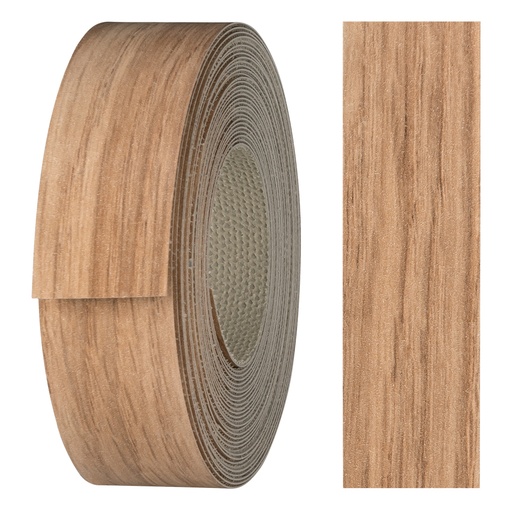 [24210290V-L5] Melaminkantenumleimer m. Schmelzkleber, (L) 5 m | (B) 21 mm | Dekor: Eiche geoelt