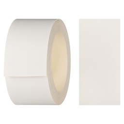 [2440001AV-L5] Melaminkantenumleimer m. Schmelzkleber, (L) 5 m | (B) 40 mm | Dekor: Weiß-glatt