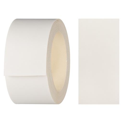 [2440001AV-L5] Melaminkantenumleimer m. Schmelzkleber, (L) 5 m | (B) 40 mm | Dekor: Weiß-glatt