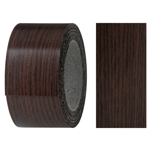 [24400159V-L5] Melaminkantenumleimer m. Schmelzkleber, (L) 5 m | (B) 40 mm | Dekor: Wenge