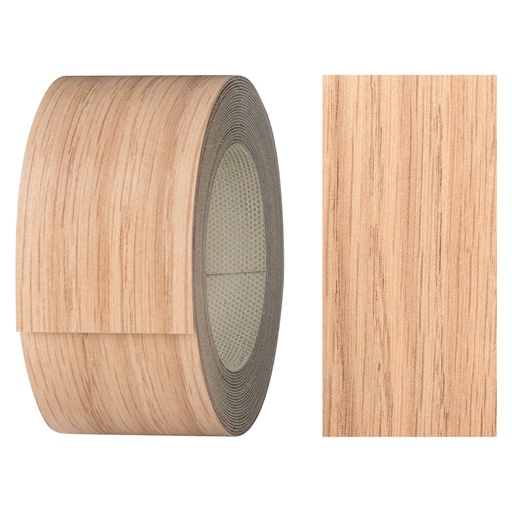 [24400204V-L5] Melaminkantenumleimer m. Schmelzkleber, (L) 5 m | (B) 40 mm | Dekor: Eiche Lindberg