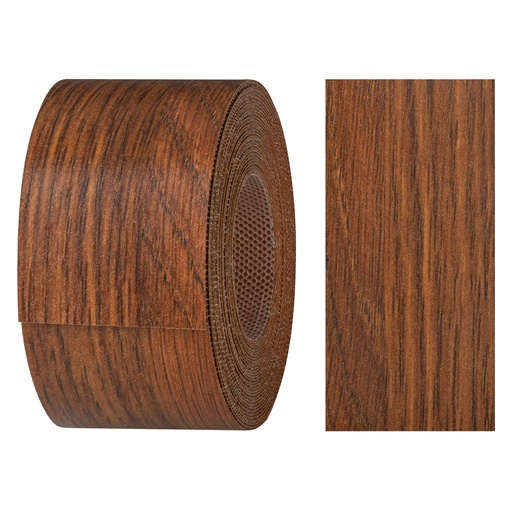 [24400224V-L5] Melaminkantenumleimer m. Schmelzkleber, (L) 5 m | (B) 40 mm | Dekor: Eiche rustical