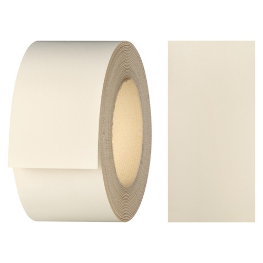 [24400288V-L5] Melaminkantenumleimer m. Schmelzkleber, (L) 5 m | (B) 40 mm | Dekor: Ivori Weiß