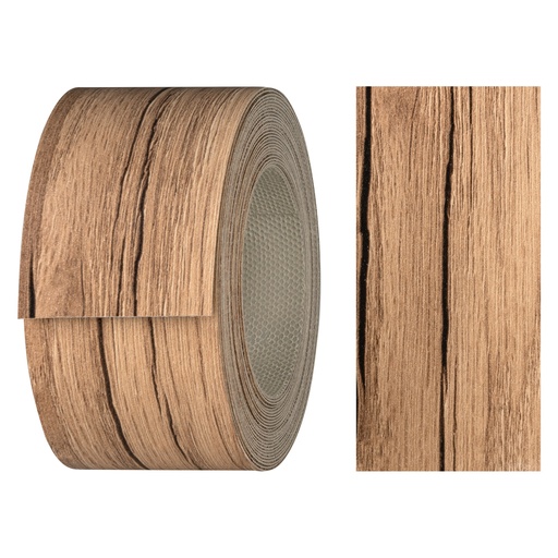 [24400292V-L5] Melaminkantenumleimer m. Schmelzkleber, (L) 5 m | (B) 40 mm | Dekor: Grandeiche natur