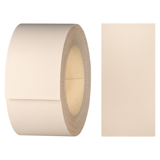 [24400300V-L5] Melaminkantenumleimer m. Schmelzkleber, (L) 5 m | (B) 40 mm | Dekor: Elfenbein